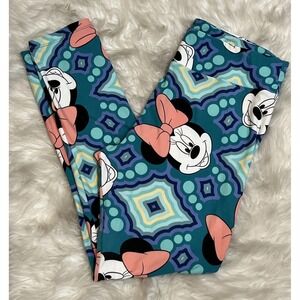 LuLaRoe Leggings Women's‎ TC Multicolor Minnie Mouse Stretch Buttery Soft